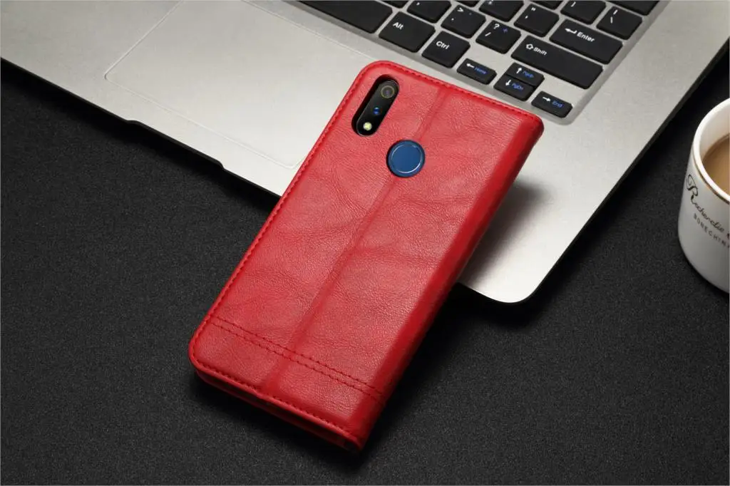 Новинка, винтажный кожаный чехол для OPPO Realme 3 pro, кошелек, роскошный, с отделением для карт, с подставкой, на магните, чехол для книги, повседневные чехлы для телефонов