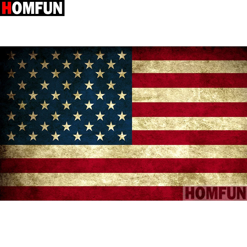 Картина для алмазной вышивки HOMFUN баннер алмазная 5D Вышивка крестиком полное