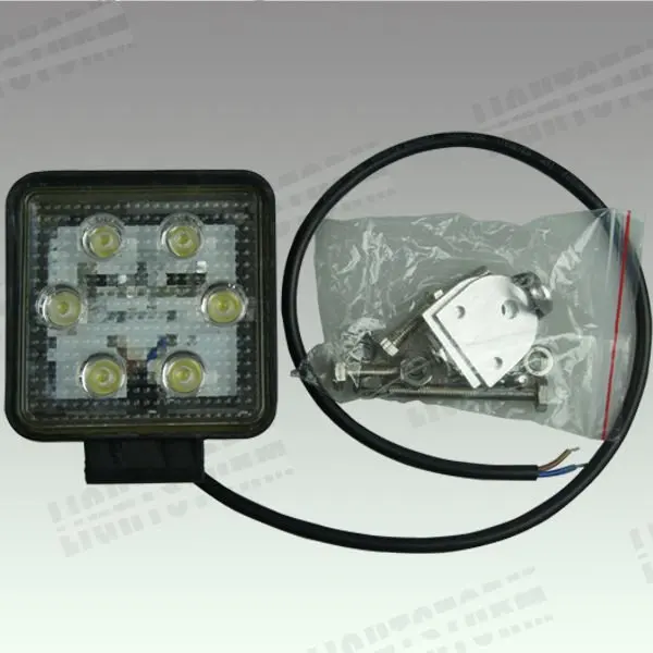 Free shipping! 4&quot 18w led work light High Quality~10-30V DC aluminum housing working lamp!10pcs/lot offroad light! | Автомобили и