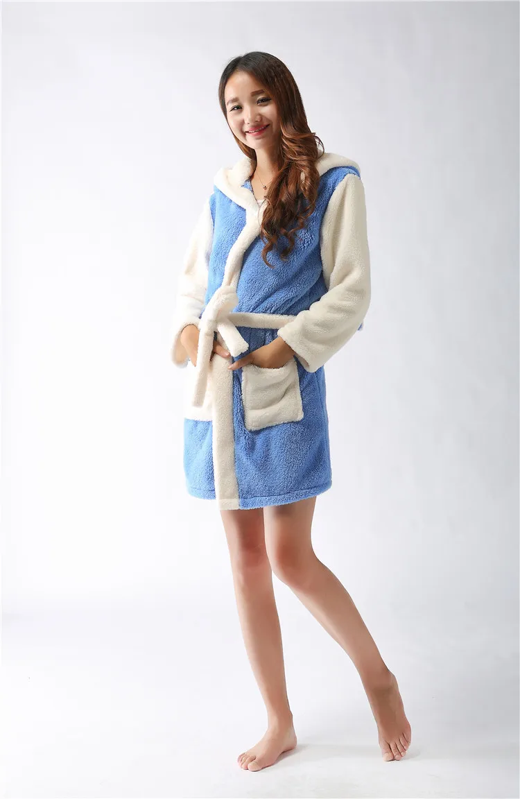 2017 фланелевый зимний плотный женский халат для косплея пижама с мультяшным