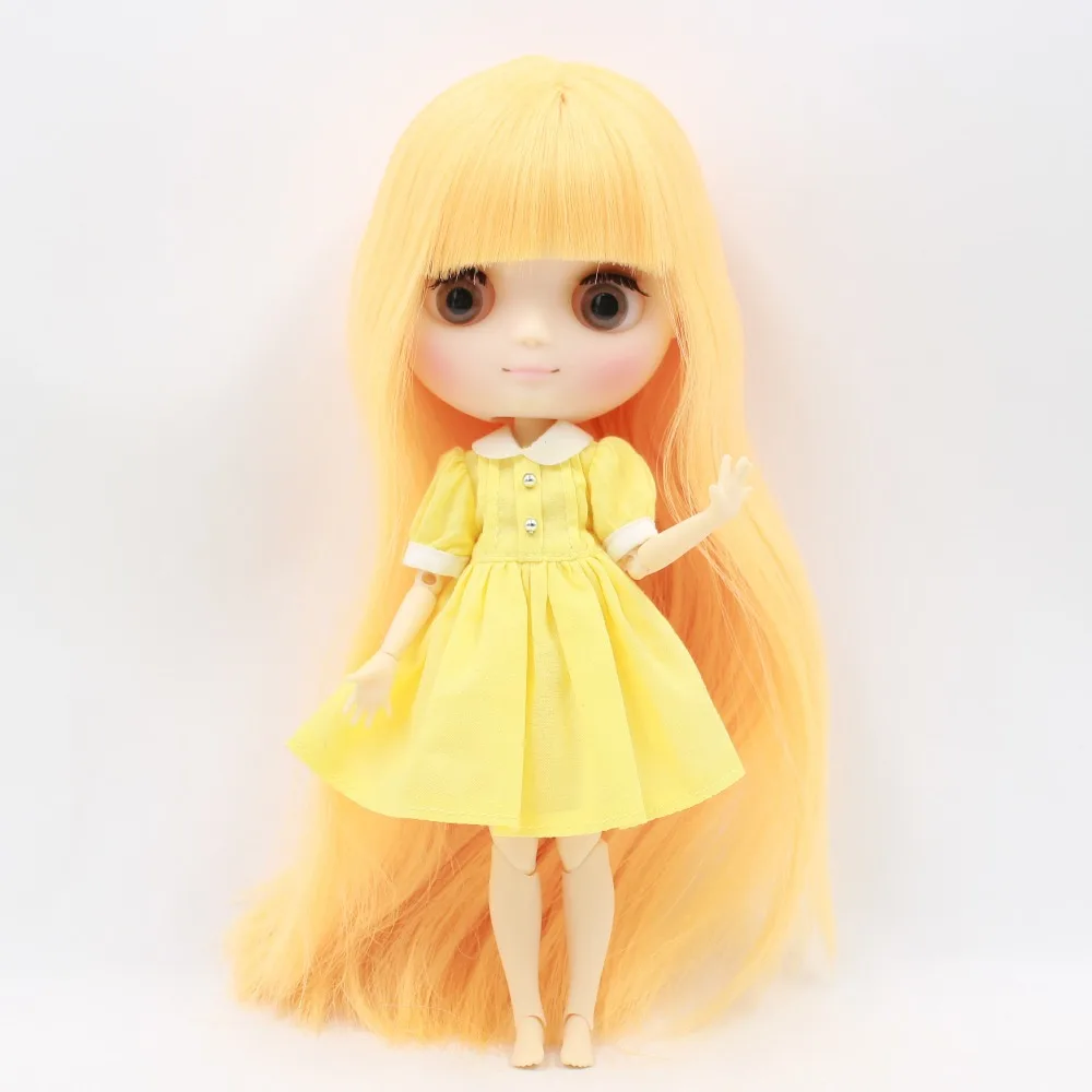 DBS BLYTH middie кукла розовый синий желтый платье наряд одежда милая 1/8 Подарочная