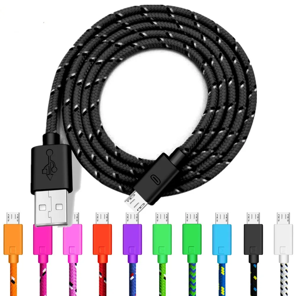 Micro USB Cable 5V 2.4A Fast Charging microusb Mobile Phone Cables For Samsung s7 Xiaomi Nexus Android 0.2m 1m 2m 3m usb cable | Мобильные
