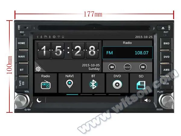 Автомобильный радиоприемник WITSON Android 10 0 2 Гб ОЗУ 16 ГБ флеш памяти для HYUNDAI GETZ MATRIX