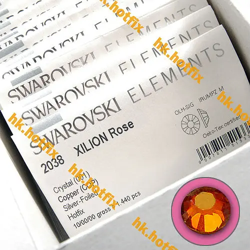 Ss9 Swarovski элементы медь ( 001 коп ) 144 шт. нет исправлений горный хрусталь ясно