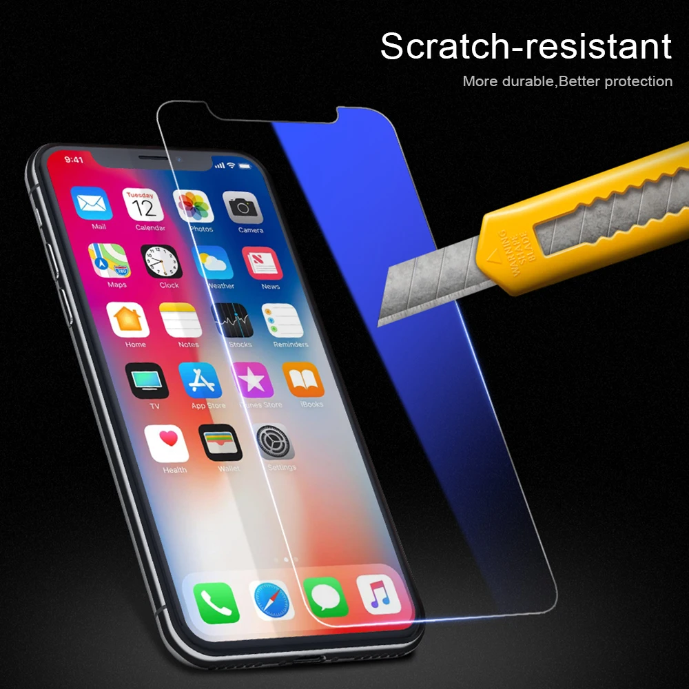 KISSCASE 3D Edge Защитное стекло для iPhone 6S 6 7 Plus XS Max 9H зеркальная передняя пленка 5S 5 SE X XR