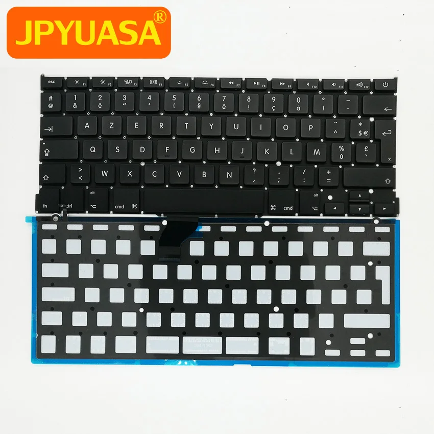 Новая Французская клавиатура AZERTY FR с подсветкой для MacBook Pro Retina 13 3 дюйма A1502 2013 2015