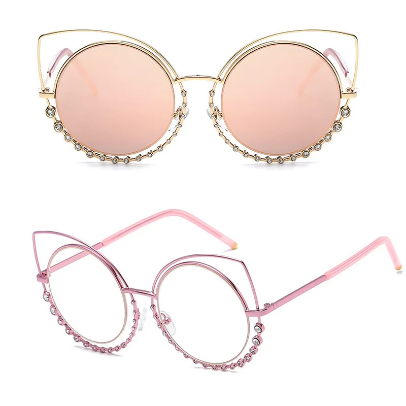 Peachtan Vintage luxury glasses frame Cat eye sunglasses women summer Cool ladies casual Alloy fashion 2019 new UV400 |