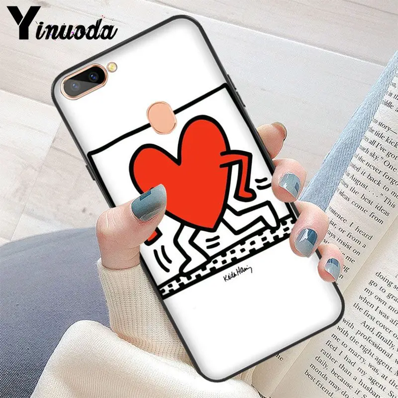 Yinuoda Keith Haring art роскошный уникальный фото мягкий чехол для телефона OPPO R17 Neo R11S Plus R9