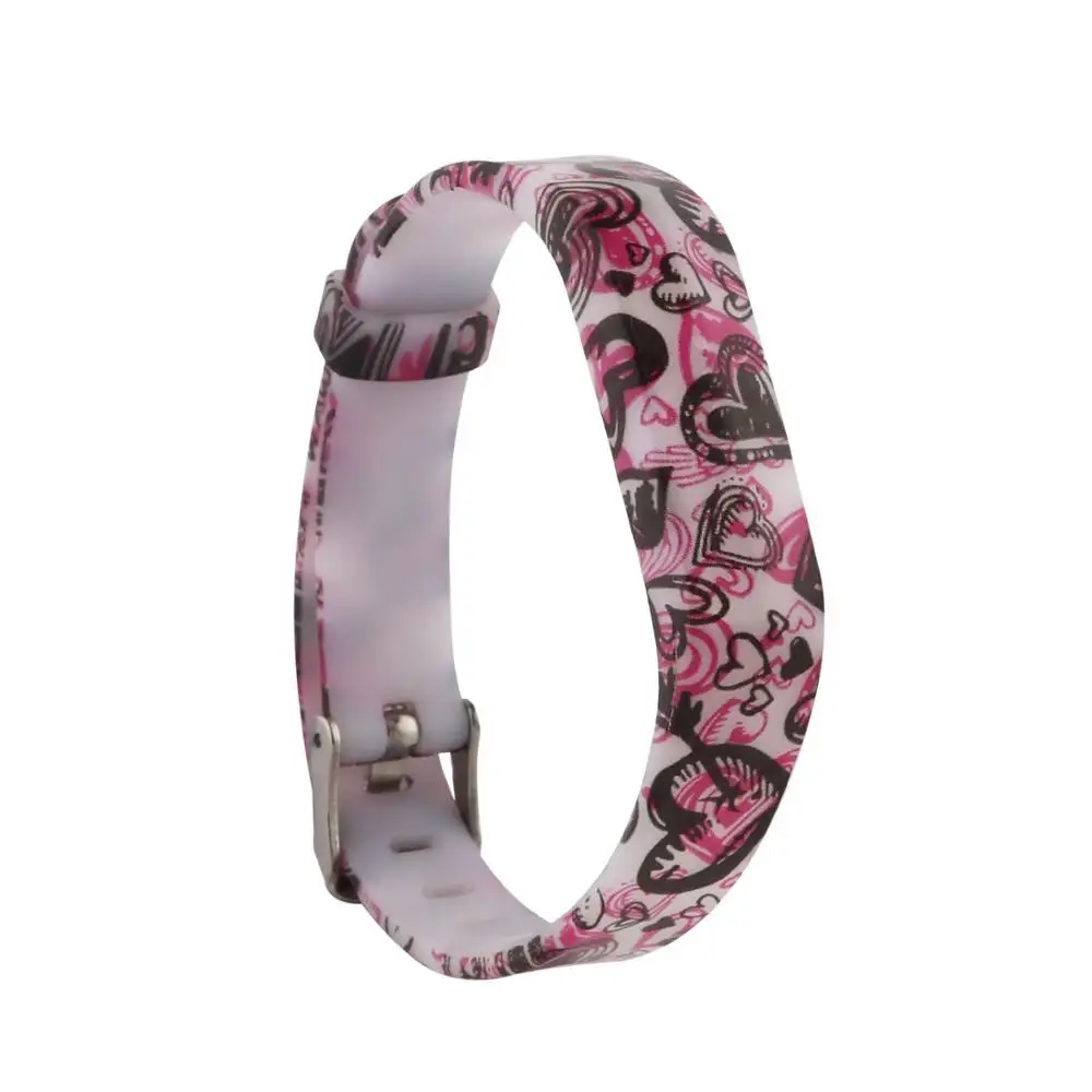 Design09 Baaletc для Fitbit Flex 2 Band Мягкие силиконовые для фитнеса браслет регулируемый сменный ремешок для Fitbit Flex 2 Smart Watch - Цвет: Design09