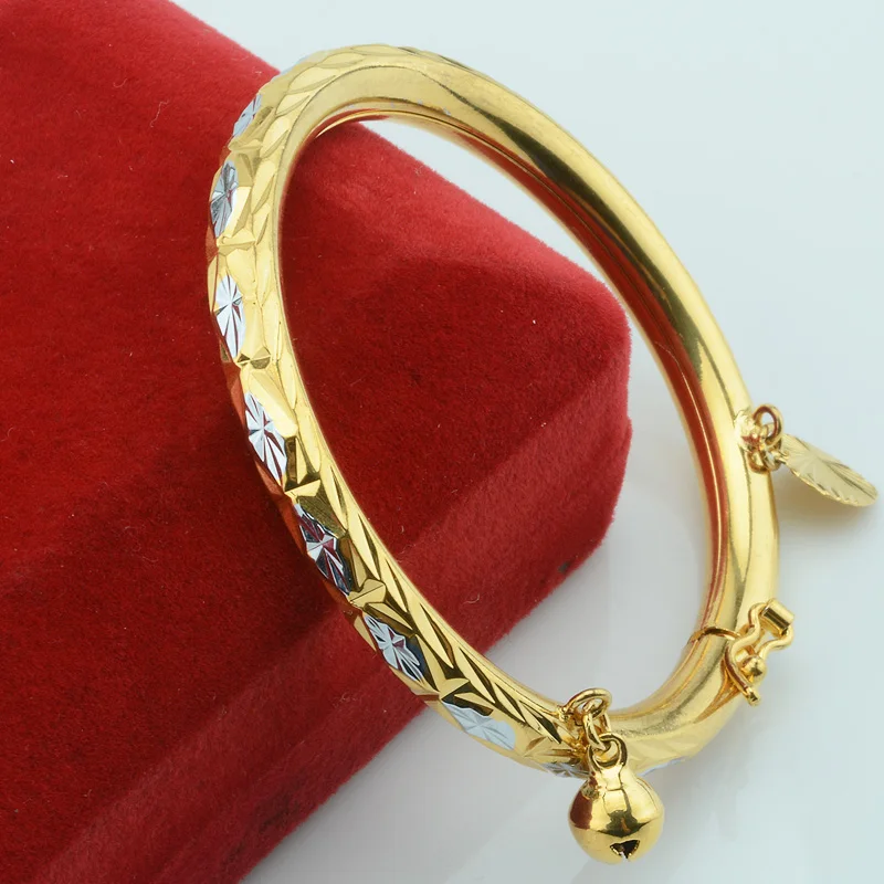 4 мм диаметр. 45 белые браслеты с гравировкой ромбовидные желтого золота открытые