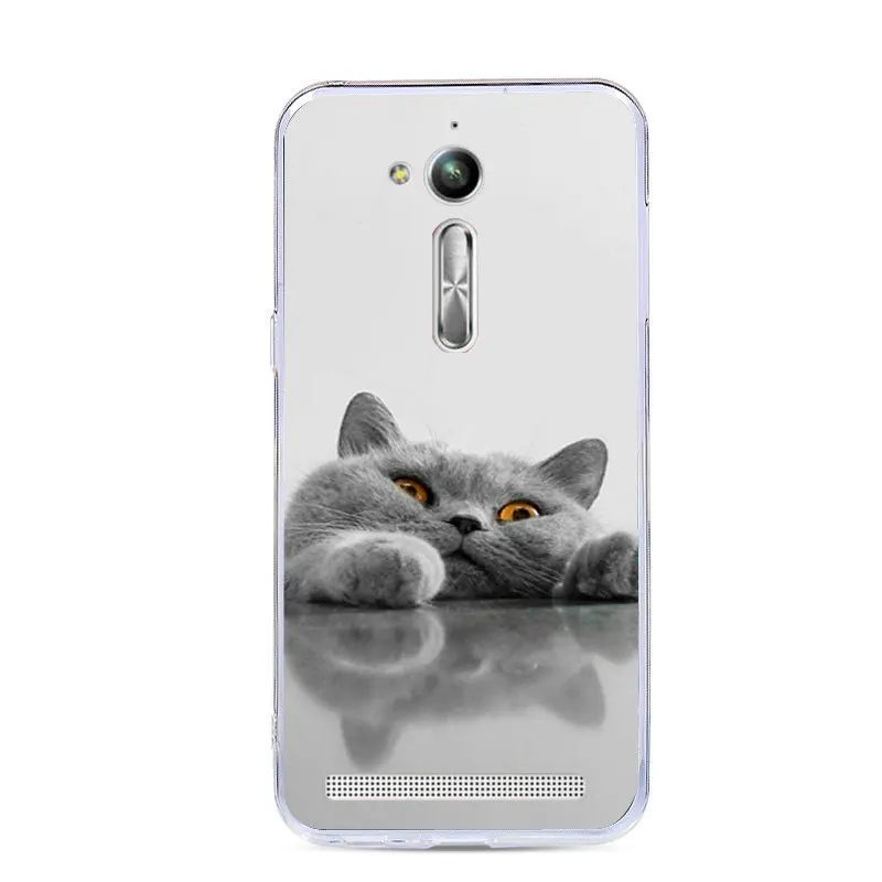 Lamo чехол, мягкий ТПУ чехол для телефона для ASUS ZB500KL X00AD Zenfone Go ZB500 ZB 500 KL 500KL ZB500KG, задняя крышка с изображением животных и фруктов, чехол s