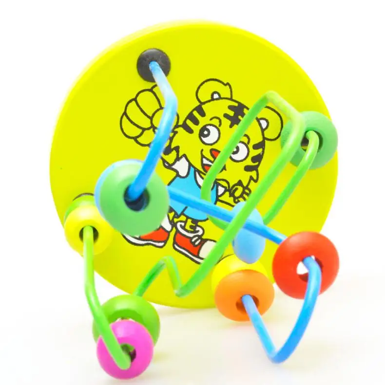 Мини деревянные детские математические игрушки счетные круги бусинки Abacus