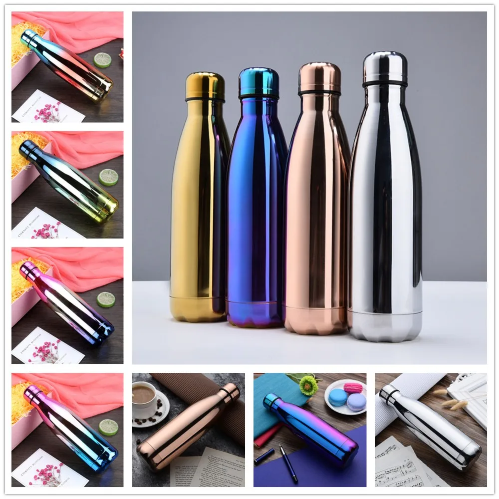 Покрытие цвет двойная стена путешествия 304 нержавеющая сталь термос чашка Bpa free