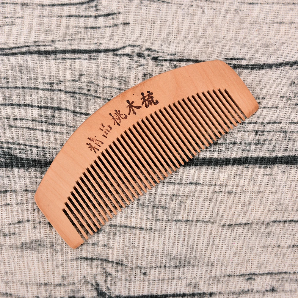 S/L карманная расческа ручной работы из сандалового дерева Антистатическая для