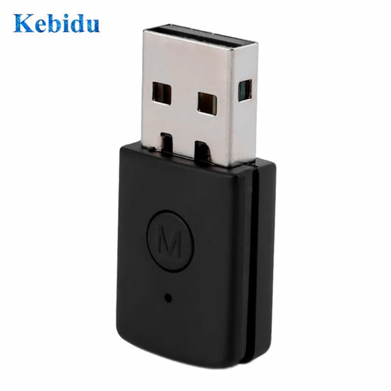 KEBIDU Bluetooth 4,0+ EDR USB Bluetooth беспроводной USB адаптер 3,5 мм ключ последняя версия использования для PS4 Для bluetooth-гарнитуры