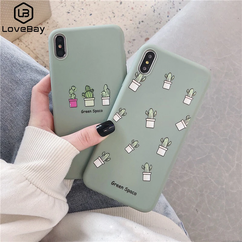 Lovebay чехол для телефона для iPhone 11 6 6 S 7 8 Plus X XR XS 11Pro Max милый мультяшный буквенный олень смайлик Мягкий ТПУ чехол для iPhone