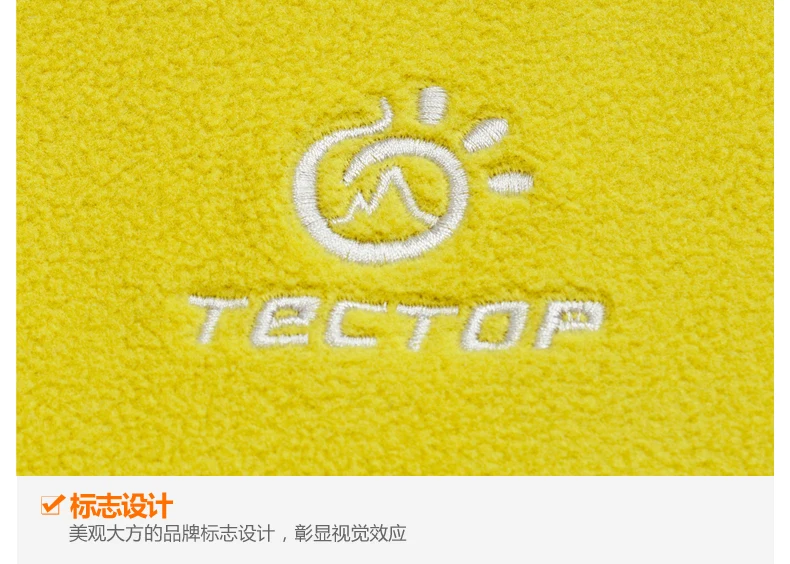 Tectop для мужчин и женщин флисовая куртка Осень Зима Пара Открытый ветрозащитный тепловой теплый кемпинг походный пуловер Полуоткрытая молния пальто
