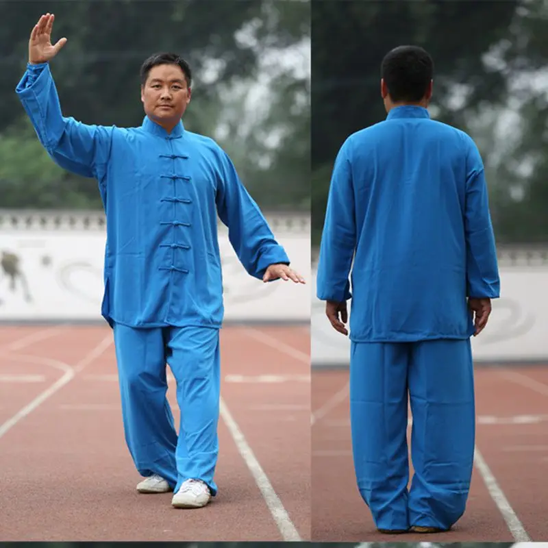 Tai chi форма тайцзицюань ушу кунг-фу одежда дети взрослые Единоборства крыло костюм для вин-Чунь хлопок Униформа с длинными рукавами