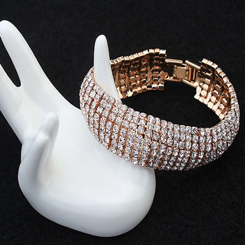 Jooyoo горячие продажи ravishing роскошный браслет bling бижутерия аксессуары для женщин