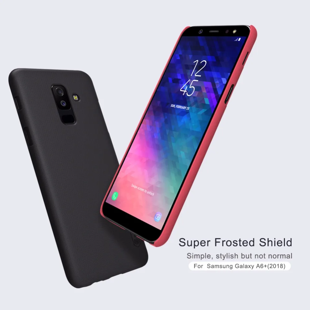 Nilkin для samsung Galaxy A6 2018 чехол Nillkin матовый Матовая Щит Жесткий PC телефона плюс /A9 Star