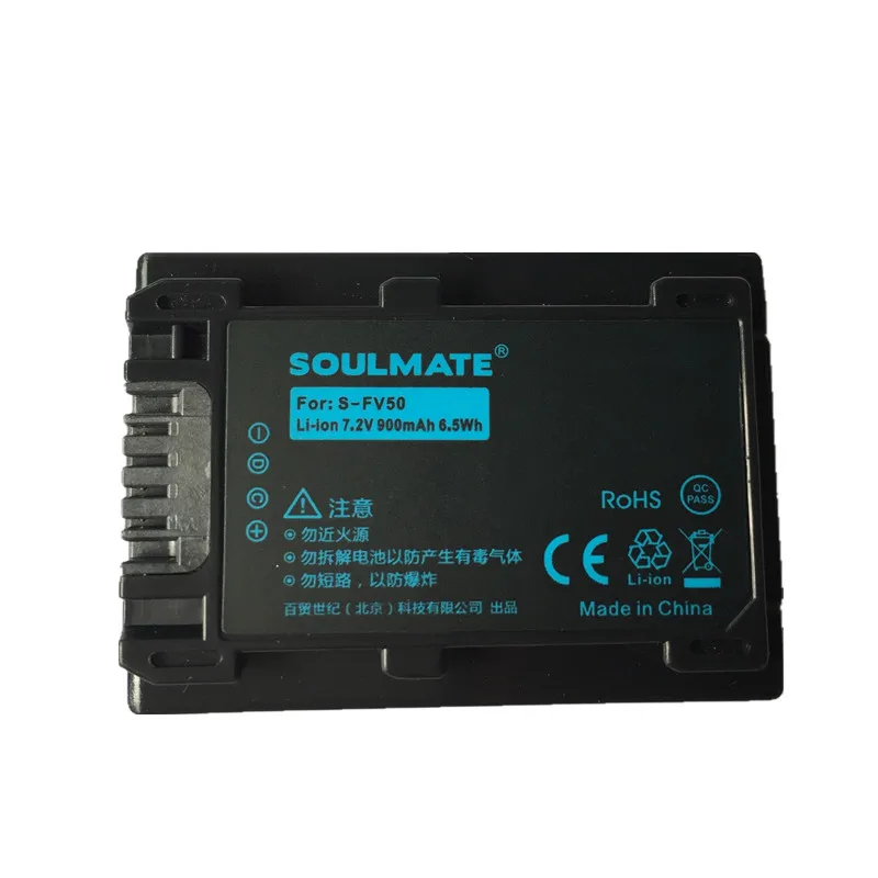 SOULMATE NP-FV50 литиевые батареи пакет NP FV50 цифровой Камера Батарея NPFV50 для sony NP-FV30 NP-FV40 HDR-CX150E HDR-CX170