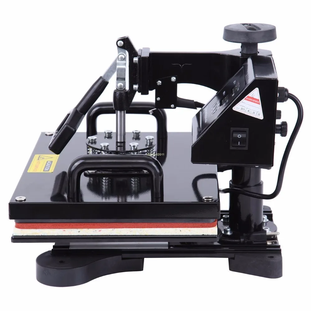 (Отправка из США) 5 в 1 комбинированная цифровая Тепловая пресс машина качающийся