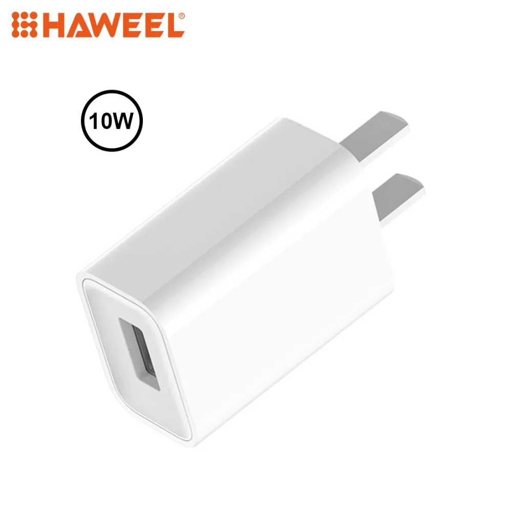 HAWEEL настенное зарядное устройство адаптер 5 в 2A 10 Вт один порт USB быстрая зарядка