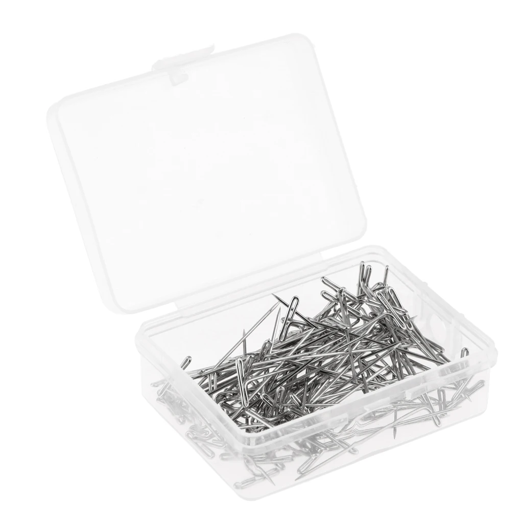 100 шт. инструменты для фиксации парика/уток волос/удлинения волос/платья длина 38