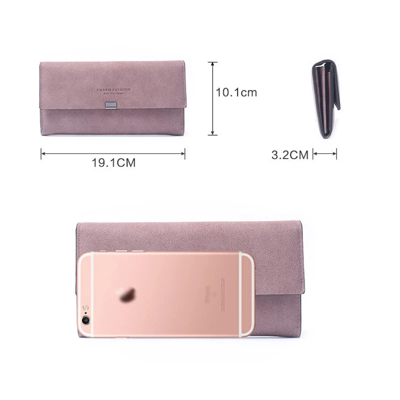 Длинный женский кошелек женские кошельки для монет держатель карт большой