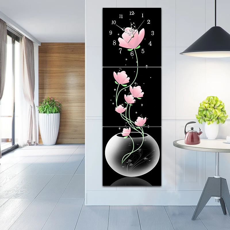 5D DIY Diamond Painting Nature Round Flowers Baskets Full Drill Mosaic Butterfly Decor Diamond Embroidery Painting Home Decor - Цвет: A