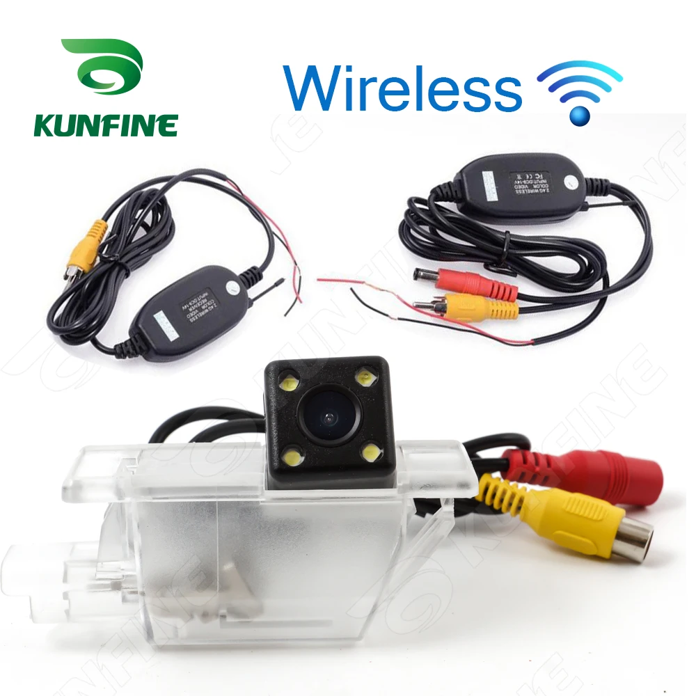 Беспроводная Автомобильная камера заднего вида с CCD треком для Peugeot 2008 2015 помощи