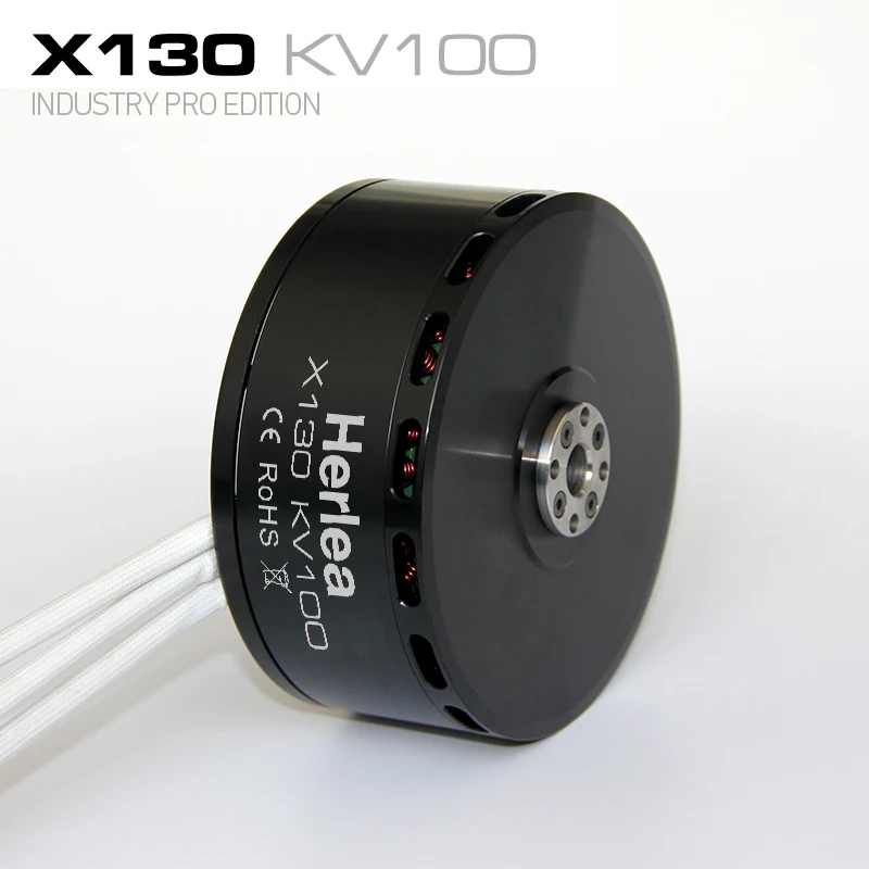 Herlea огромный упорный бесщеточный двигатель постоянного тока X130 KV100 для