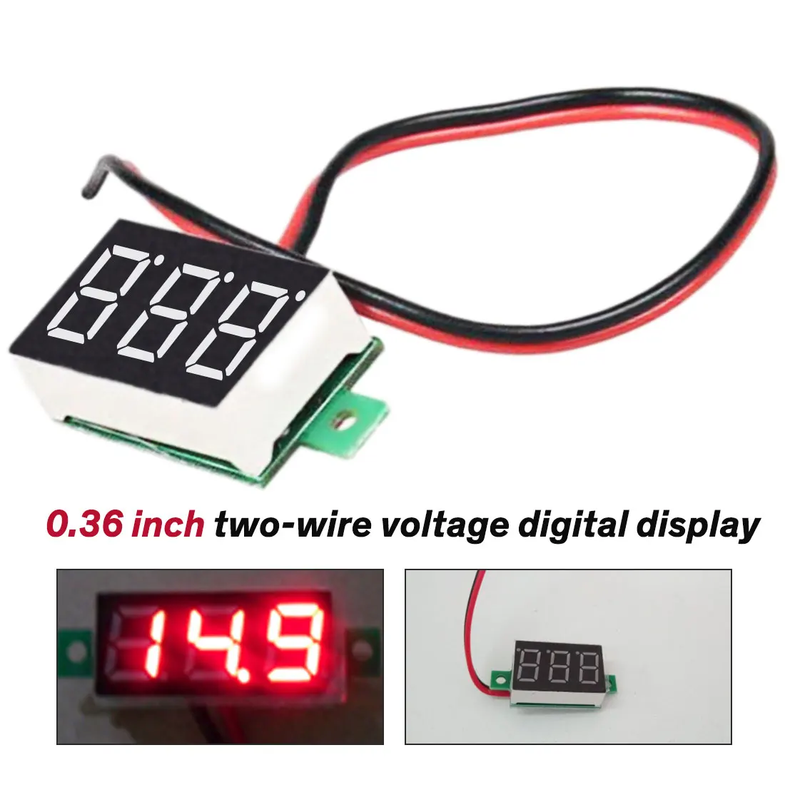 Цифровой светодиодный мини дисплей модуль DC4.5V 30V вольтметр тестер напряжения