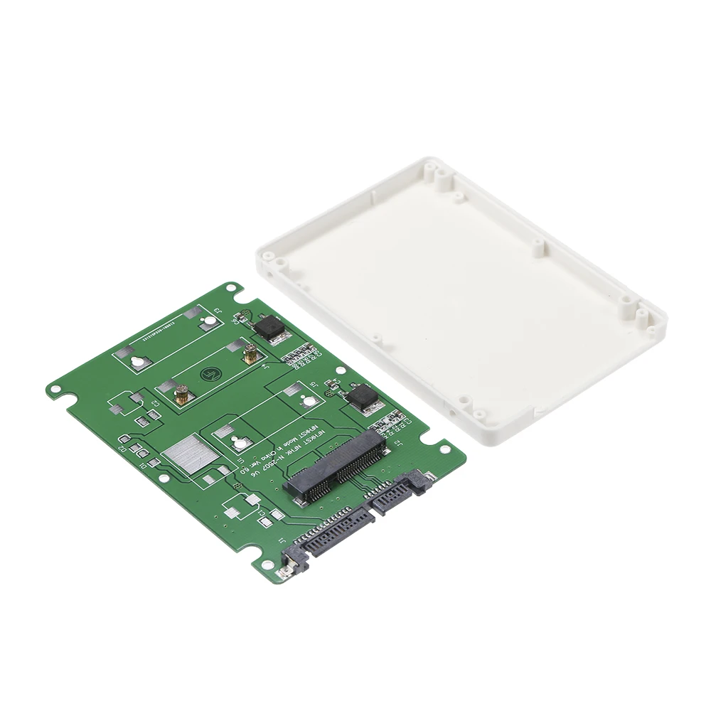 MSATA-SATA SSD корпус mSATA на 2,5 SATA адаптер твердотельные накопители SSD жесткий диск конвертер на SATA 3,0 карта с Чехол