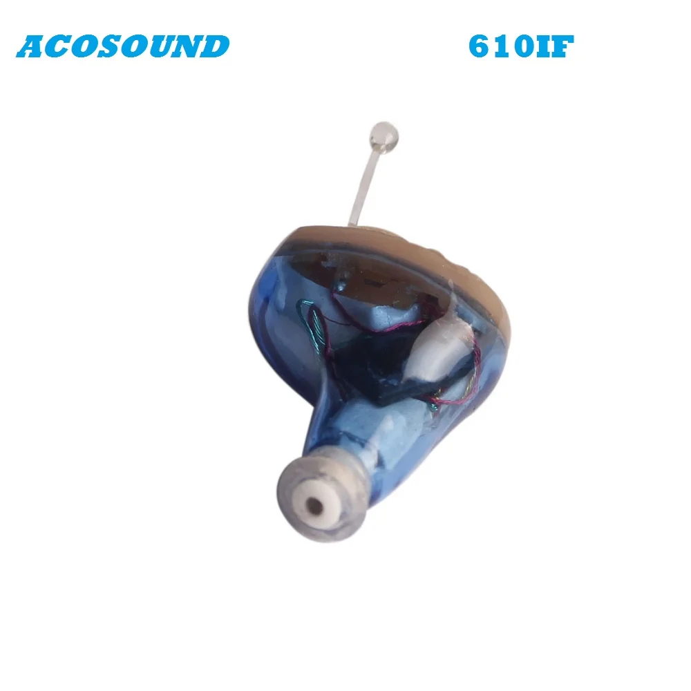 AcoSound 610IF Цифровые слуховые аппараты, программируемые слуховые аппараты, невидимые слуховые аппараты CIC, звуковые усилители, инструменты для ухода за ушами