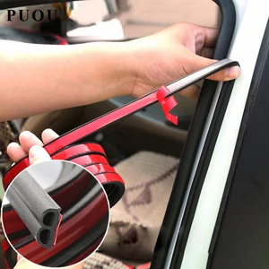 Автомобильные аксессуары дверь резиновые уплотнительные полоски Стикеры для Ford Focus 2 Fiesta Mondeo MK4 Transit Fusion Kuga Ranger Mustang подлокотник