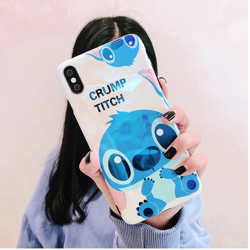 Для iphone XR милый стежок мягкий чехол для телефона iPhone X XS Max 8plus 7 7plus 6 6S 6p мультяшный