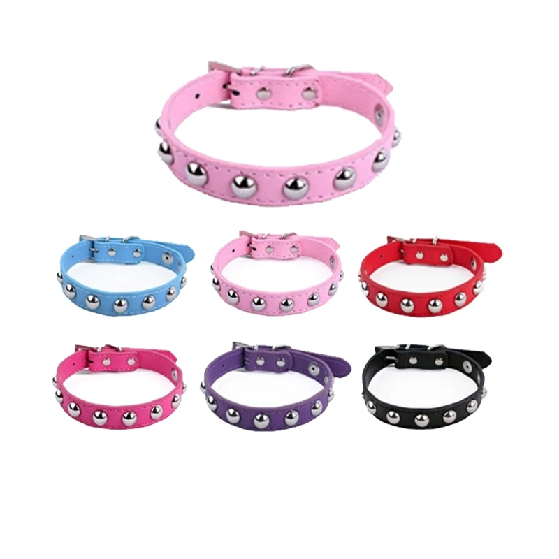 Милый гриб гвоздь шпилька для домашних животных шею ошейник собак искусственная