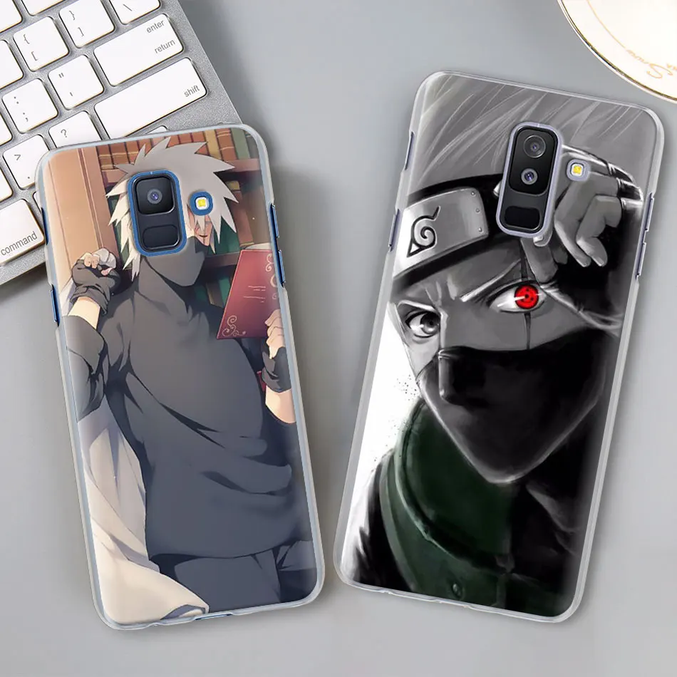 Ботинки в стиле аниме «Naruto Наруто минималистский чехол КРЫШКА ДЛЯ samsung Galaxy A30 A40 A50 A70 A6 A8 плюс A7 A9 M30 чехол для телефона Coque
