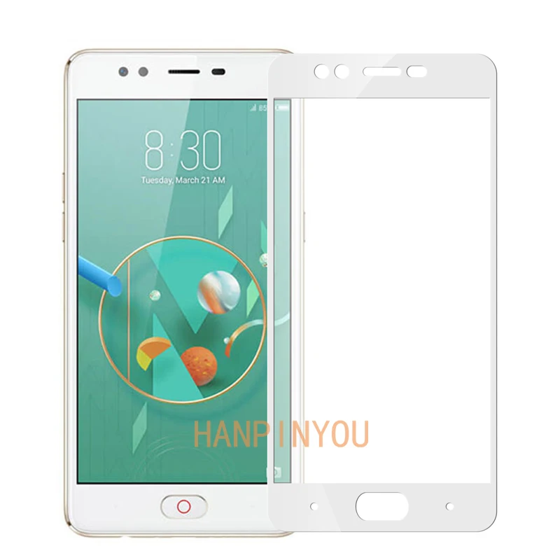Для ZTE Nubia M2 Lite 5 дюйма новая твердость 9H 2.5D полное покрытие закаленная Защитная
