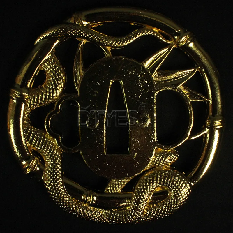Японские аксессуары для мечей из сплава Tsuba Красивая защита для катаны Wakizashi Tanto ширина 3,2 см(около Habaki) лезвие NAl01-NAl29