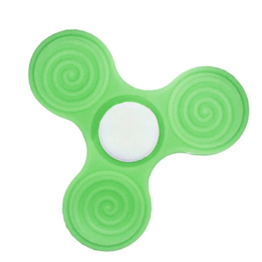 1pc Hot Silicone Multi-color Finger Fidget Metal Hybird Bearing Gyro Kids Desk Toy color will be send by random