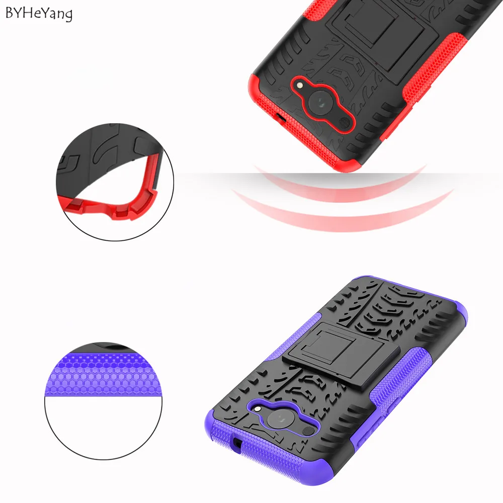 Byheyang чехол для Huawei Y3 2017 2018 CRO-L22 двухслойный защитный Funda Shell On (2018) TPU и PC |