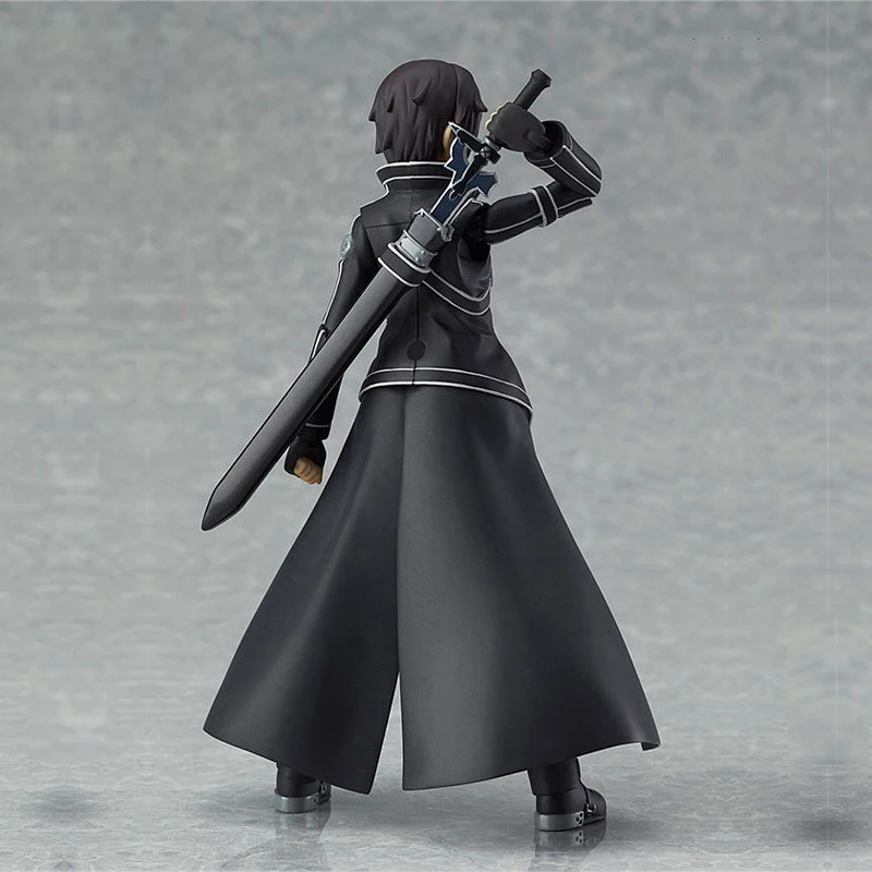 Новинка 15 см меч искусство онлайн Kirigaya Kazuto Kirito Figma фигурка ПВХ CHN Ver/Модель Кукла с