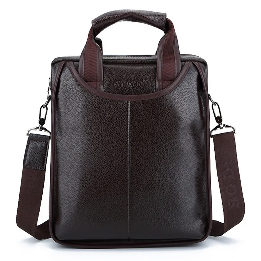 Сумка-мессенджер мужская кожаная Bolsa Masculina Офисные Сумки для мужчин