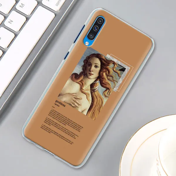 05 Художественный эстетический чехол с рисунком Ван Гога Мона Лиза для samsung Galaxy A30 A40 A50 A70 A6 A8 Plus A7 A9 M30 чехол для телефона Coq - Цвет: 05