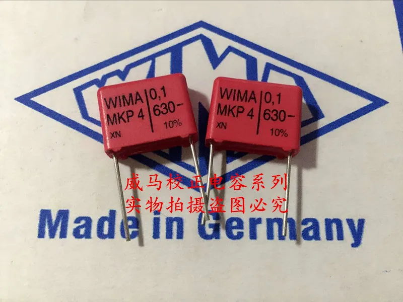 2020 hot sale 10pcs/20pcs Germany WIMA capacitor MKP4 630V0.1UF 630V104 P: 15mm spot promotion Audio capacitor free shipping