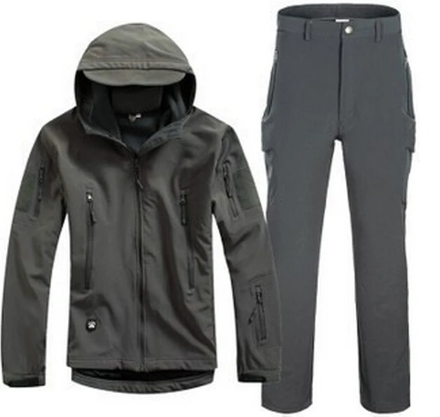 Мужская камуфляжная куртка зимняя водонепроницаемая ветрозащитная | одежда