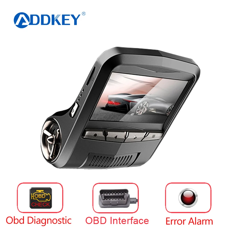 Addkey Автомобильный видеорегистратор Камера FHD 1080 P Новатэк 96658 WiFi App OBD OBD2