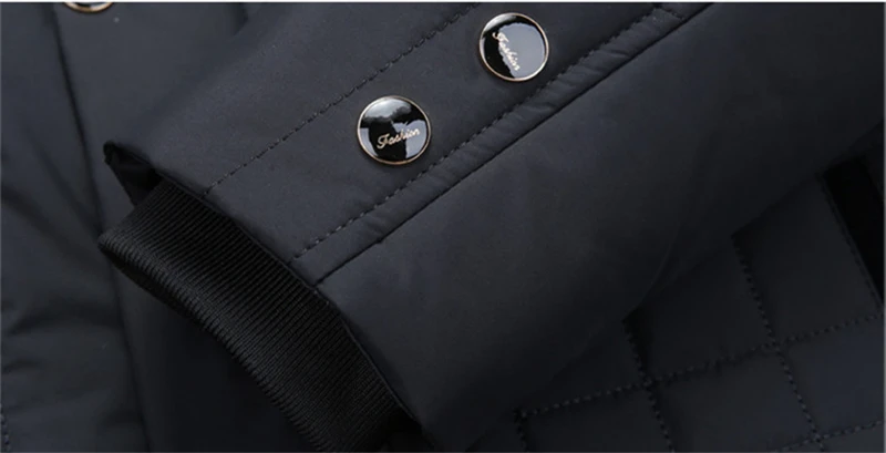 

XingDeng 2020 new cotton Men's Winter Jacket fashion Jackets Casual Outerwear Snow Warm Collar Brand top Coat Parkas Big Size